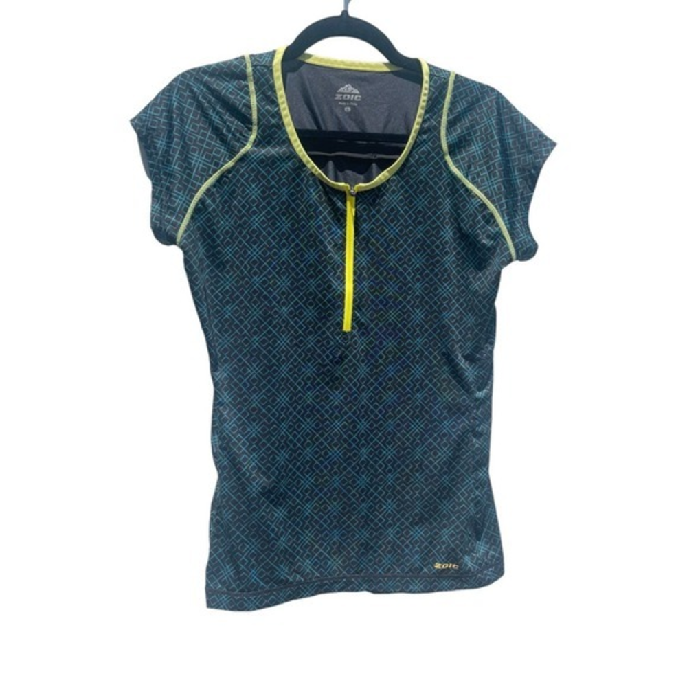 Zoic Kate zippered cycling jersey with a contoured sport cut Size Large‎